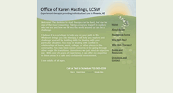 Desktop Screenshot of karentherapy.com