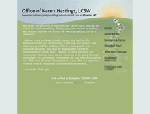 Tablet Screenshot of karentherapy.com
